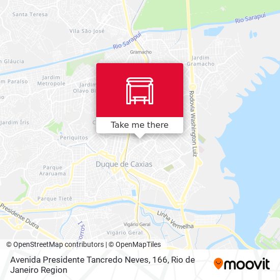 Avenida Presidente Tancredo Neves, 166 map