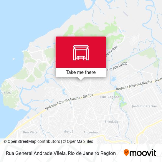 Rua General Andrade Vilela map