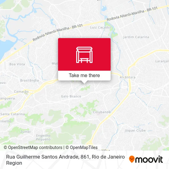 Rua Guilherme Santos Andrade, 861 map