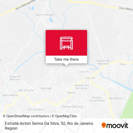 Estrada Airton Senna Da Silva, 52 map