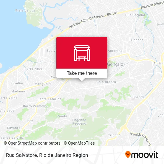 Rua Salvatore map