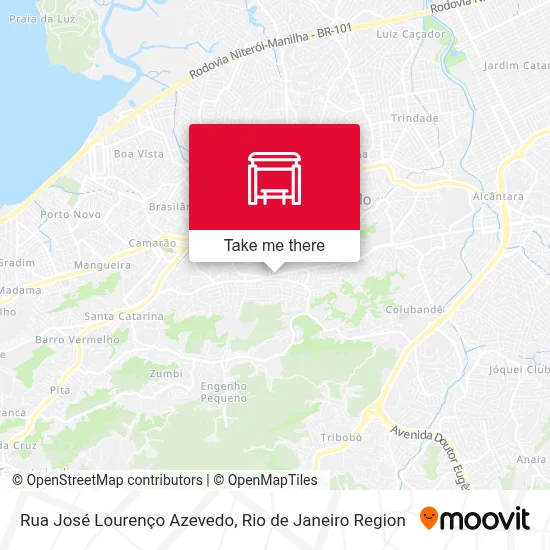 Rua José Lourenço Azevedo map