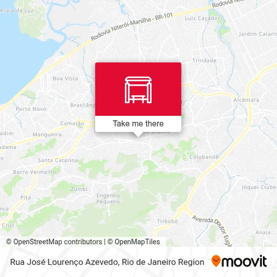 Rua José Lourenço Azevedo map