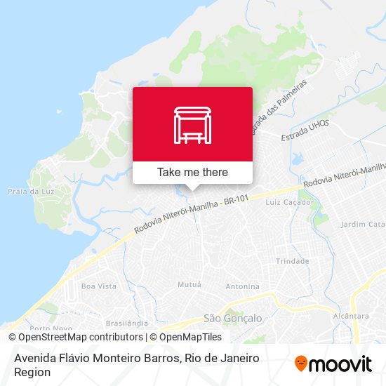 Avenida Flávio Monteiro Barros map