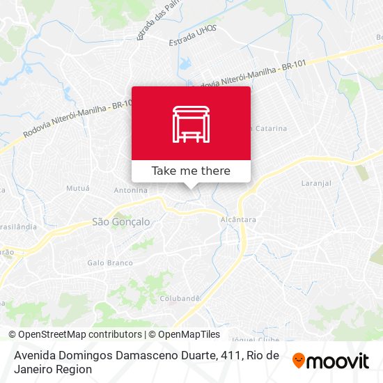 Avenida Domingos Damasceno Duarte, 411 map