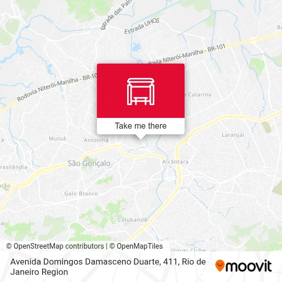 Avenida Domingos Damasceno Duarte, 411 map
