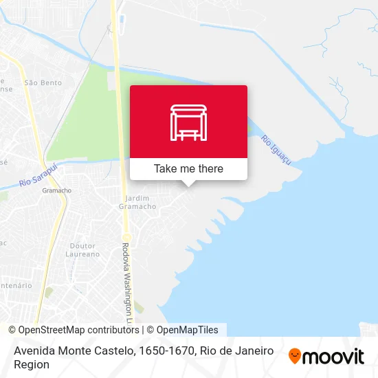 Avenida Monte Castelo, 1650-1670 map