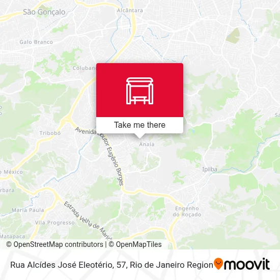 Rua Alcídes José Eleotério, 57 map