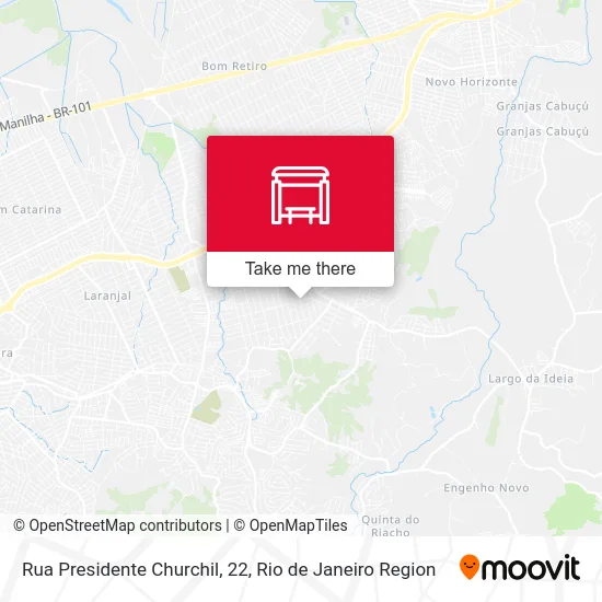 Rua Presidente Churchil, 22 map