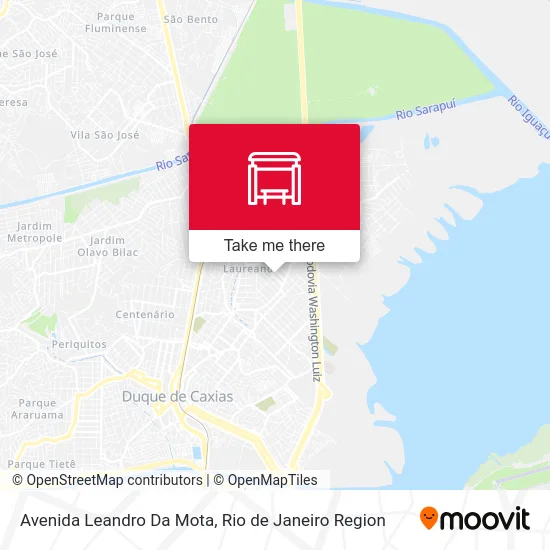 Avenida Leandro Da Mota map