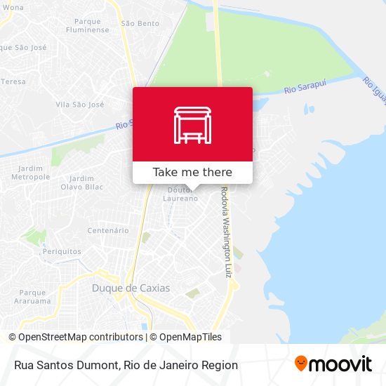 Rua Santos Dumont map