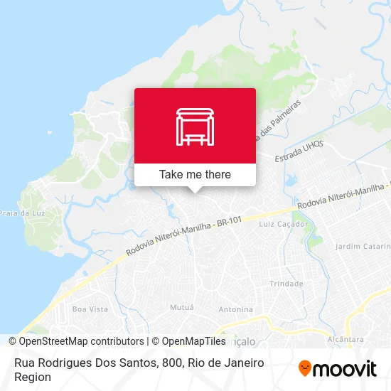 Rua Rodrigues Dos Santos, 800 map