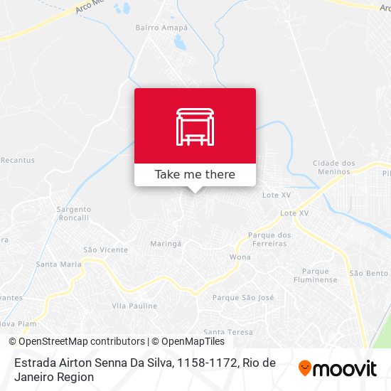 Estrada Airton Senna Da Silva, 1158-1172 map