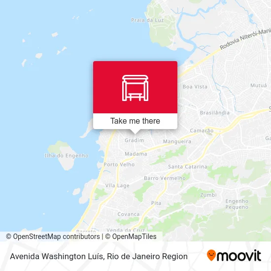 Avenida Washington Luís map