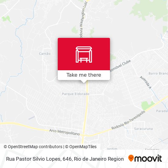 Rua Pastor Silvio Lopes, 646 map