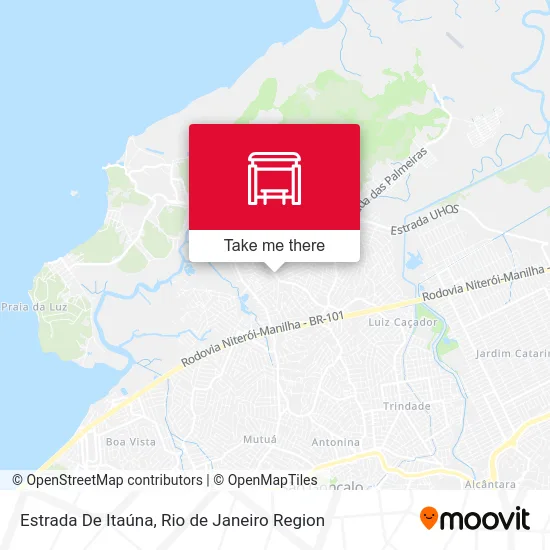 Estrada De Itaúna map