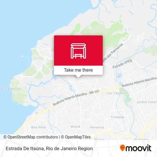 Estrada De Itaúna map