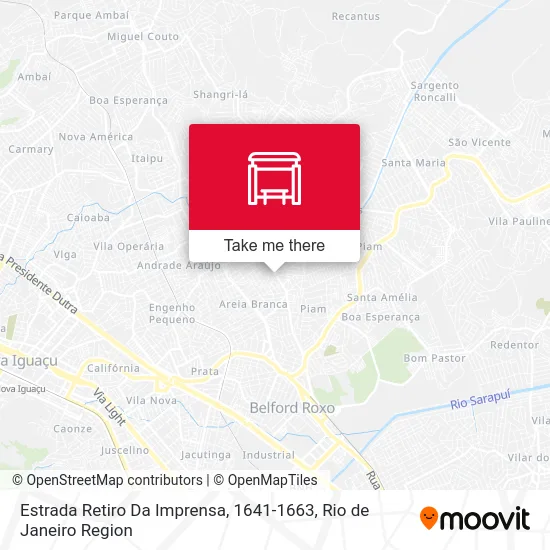 Estrada Retiro Da Imprensa, 1641-1663 map