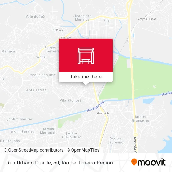 Rua Urbâno Duarte, 50 map