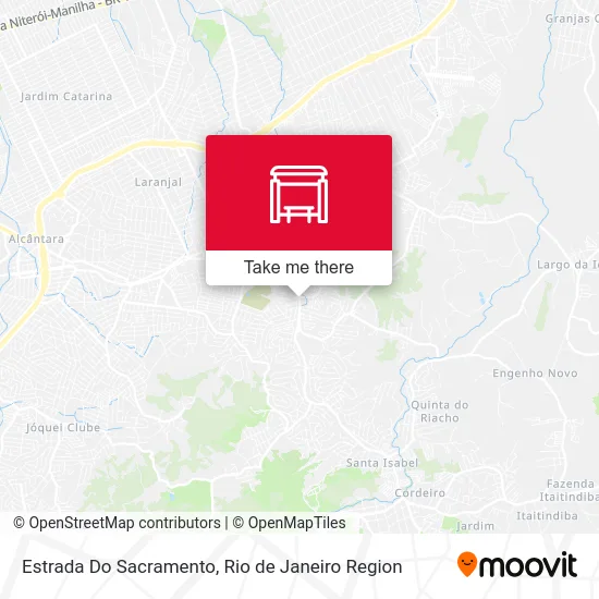 Estrada Do Sacramento map