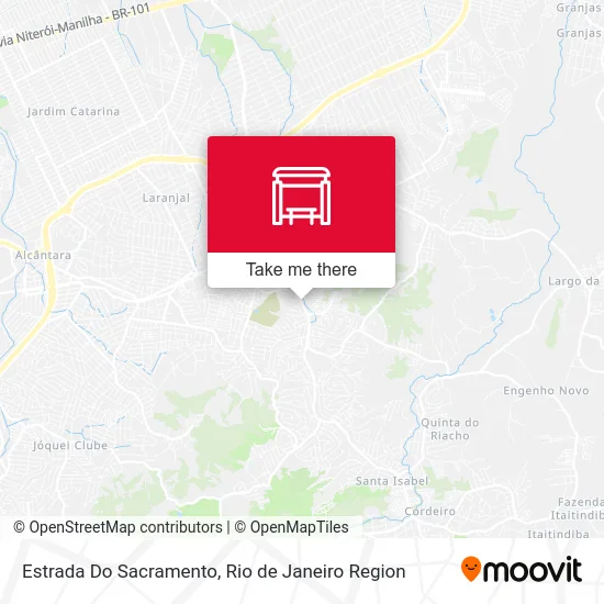 Estrada Do Sacramento map