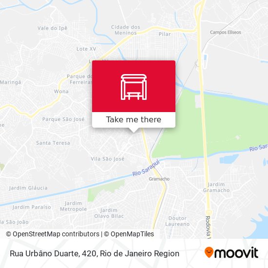 Rua Urbâno Duarte, 420 map