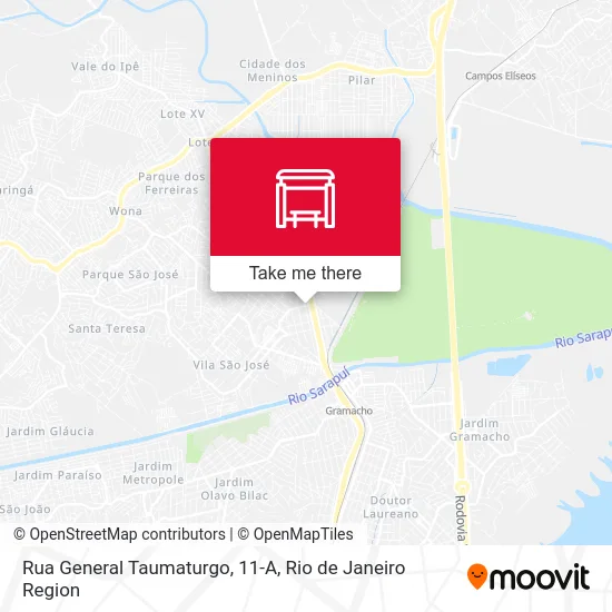 Rua General Taumaturgo, 11-A map