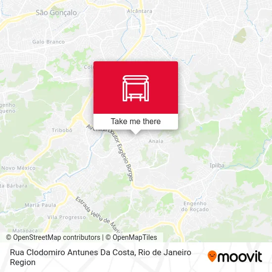 Rua Clodomiro Antunes Da Costa map