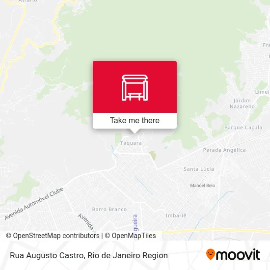 Rua Augusto Castro map