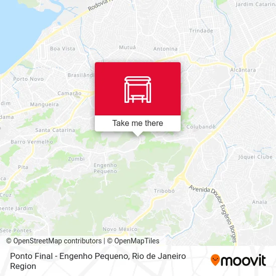 Ponto Final - Engenho Pequeno map