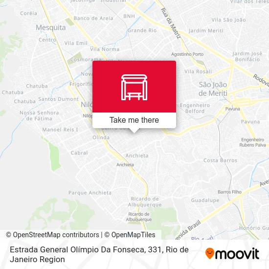 Estrada General Olímpio Da Fonseca, 331 map