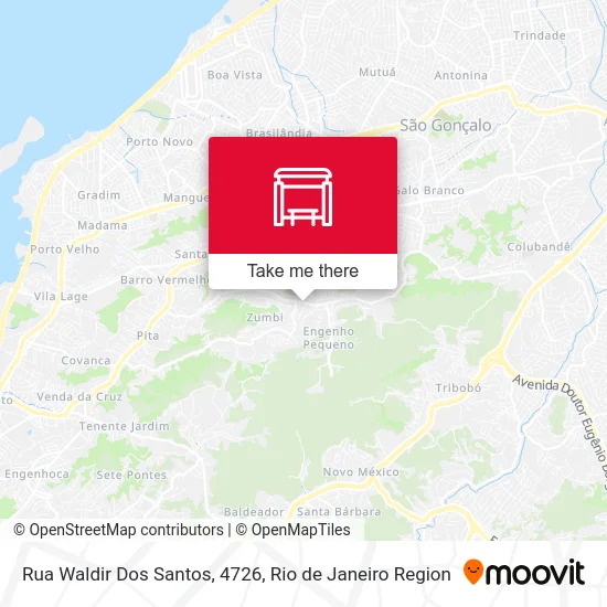 Rua Waldir Dos Santos, 4726 map