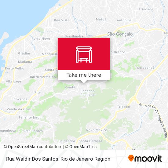 Rua Waldir Dos Santos map
