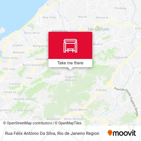 Rua Félix Antônio Da Silva map