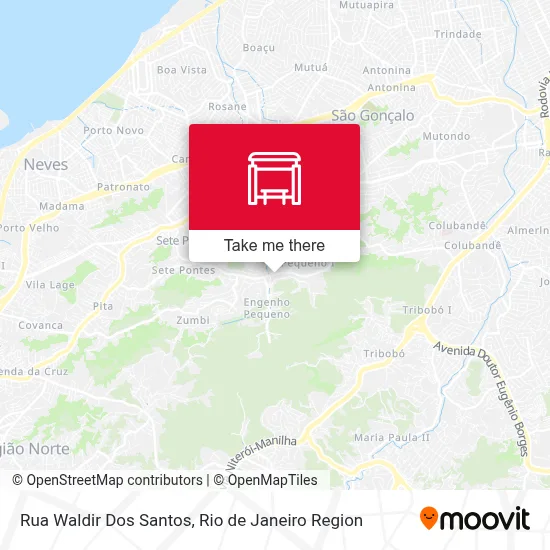 Rua Waldir Dos Santos map