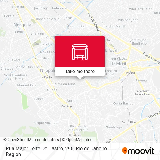 Rua Major Leite De Castro, 296 map