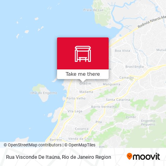 Rua Visconde De Itaúna map
