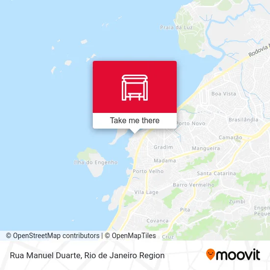 Rua Manuel Duarte map