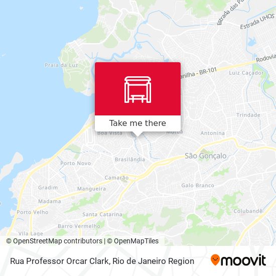 Rua Professor Orcar Clark map