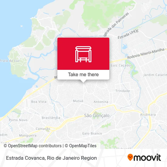 Estrada Covanca map