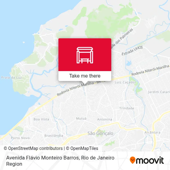Avenida Flávio Monteiro Barros map