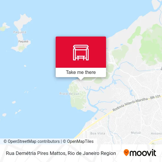 Rua Demétria Pires Mattos map