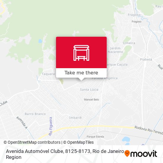 Mapa Avenida Automóvel Clube, 8125-8173