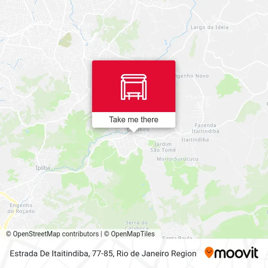 Estrada De Itaitindiba, 77-85 map