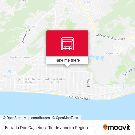 Estrada Dos Cajueiros map