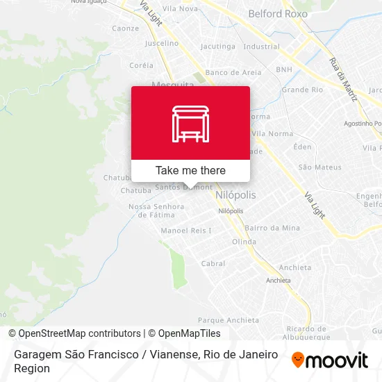 Garagem São Francisco / Vianense map