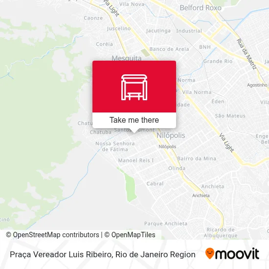 Praça Vereador Luis Ribeiro map