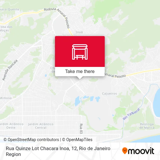 Rua Quinze Lot Chacara Inoa, 12 map