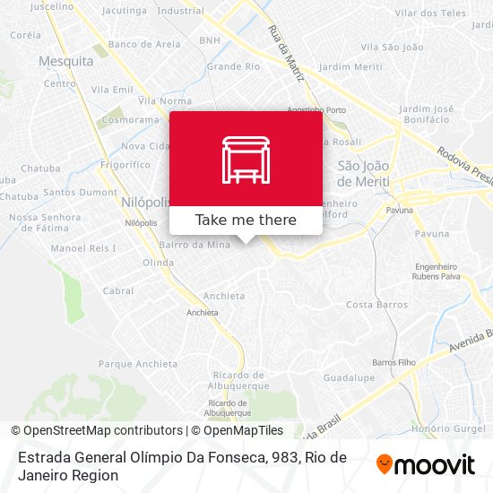 Estrada General Olímpio Da Fonseca, 983 map