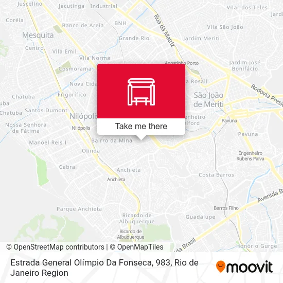 Estrada General Olímpio Da Fonseca, 983 map